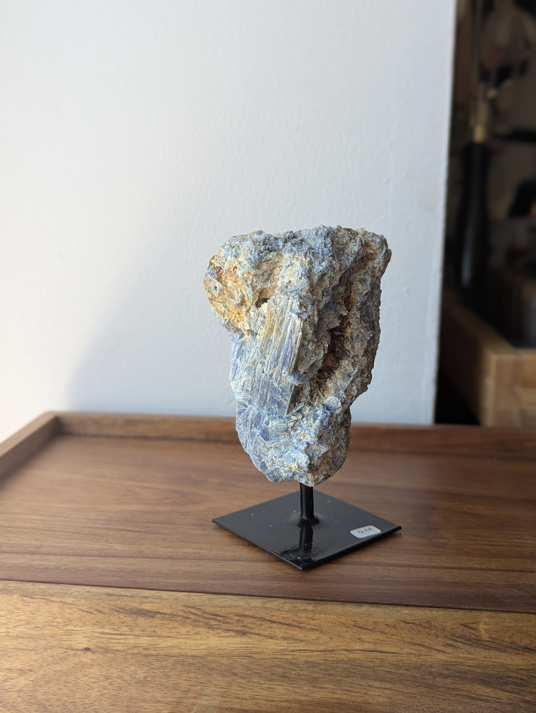 Raw Blue Kyanite on Stand