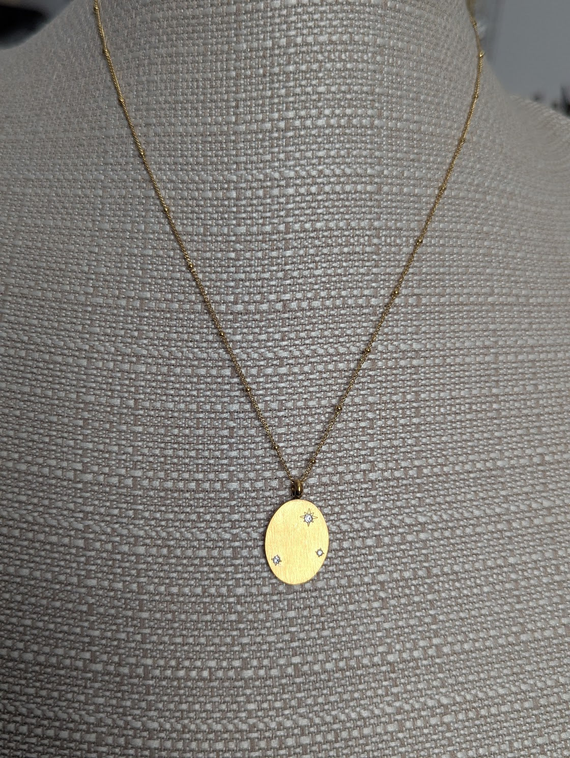 CZ Crystal Star Necklace