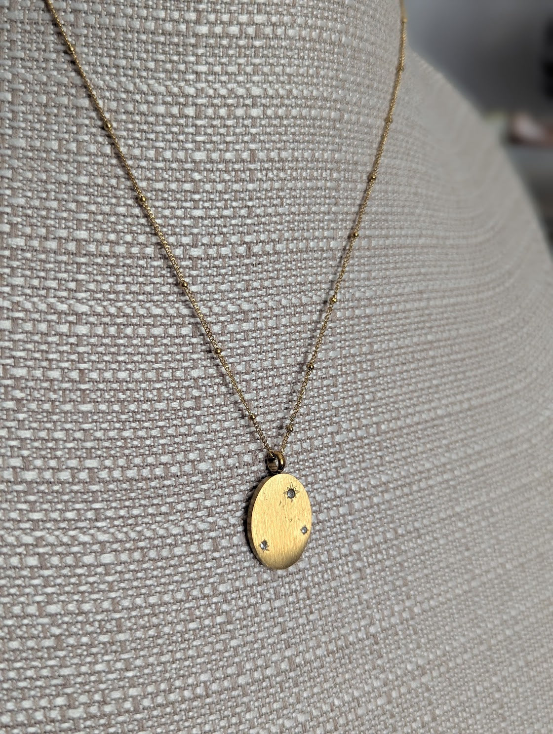 CZ Crystal Star Necklace