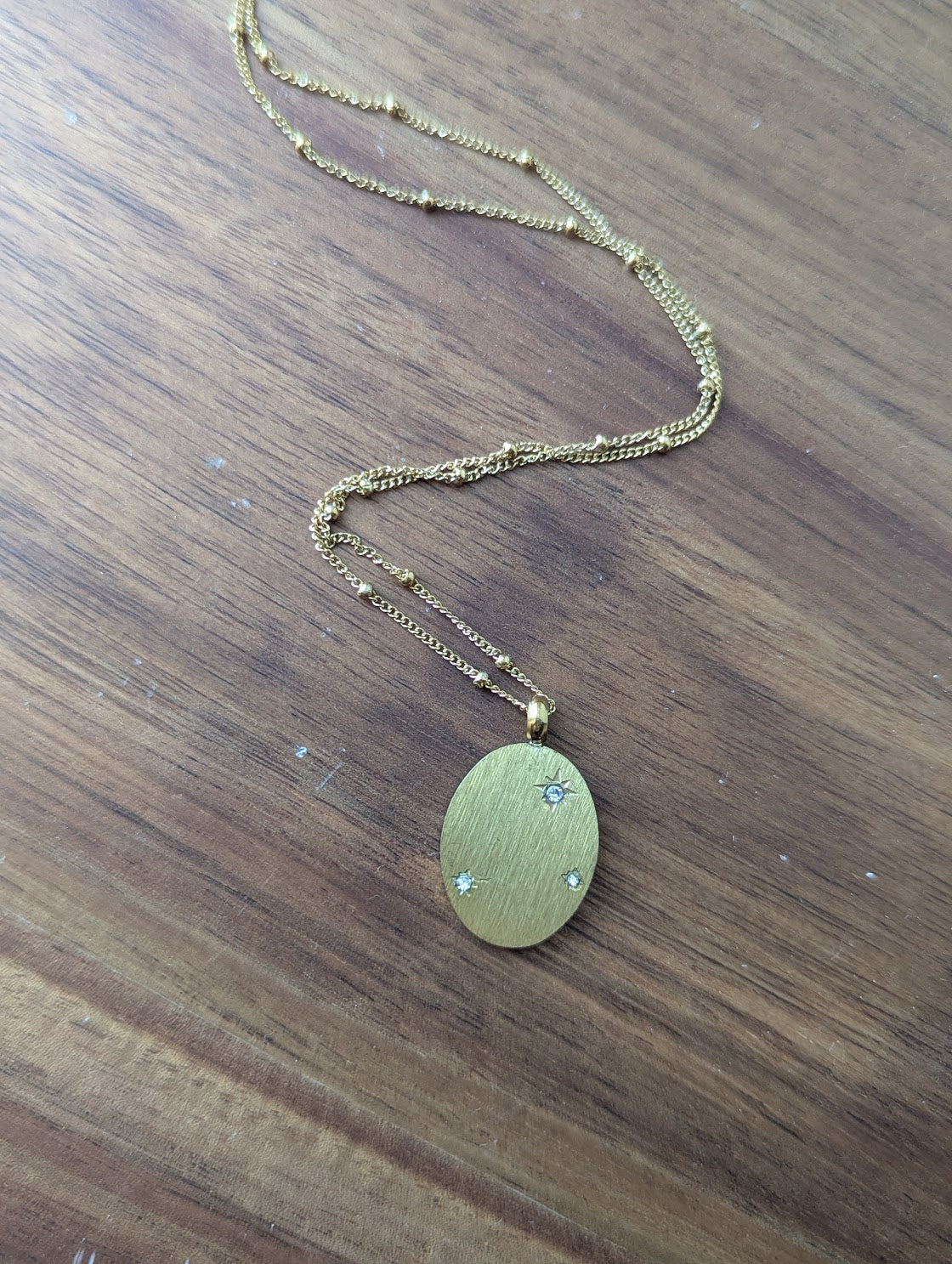 CZ Crystal Star Necklace