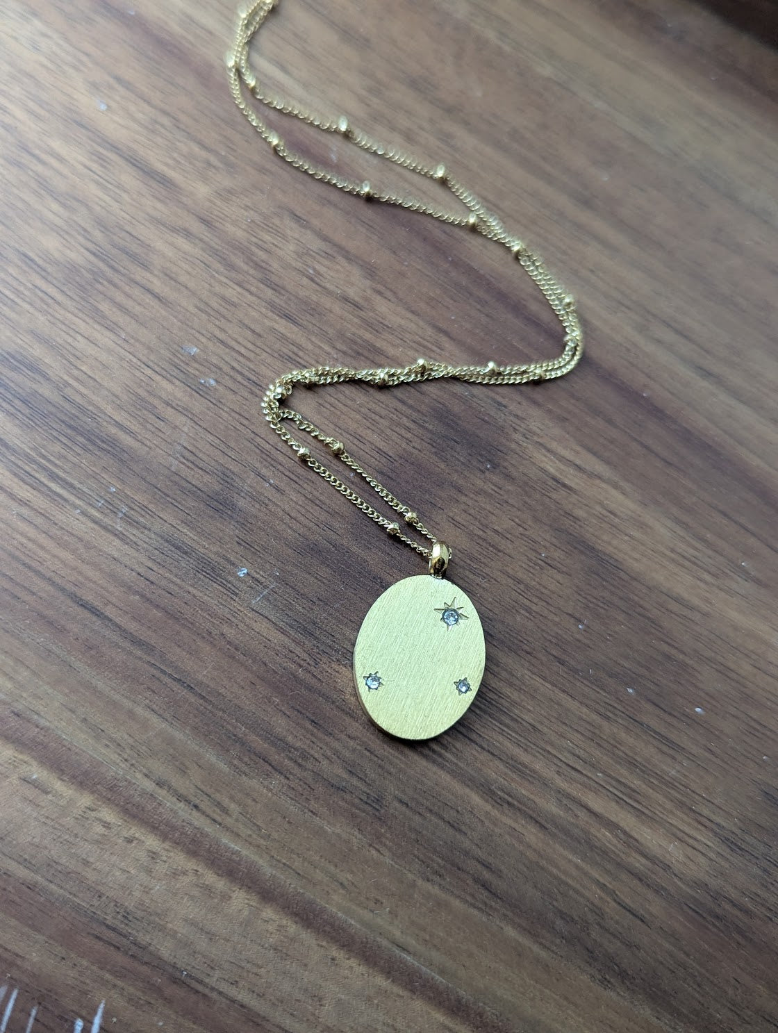 CZ Crystal Star Necklace