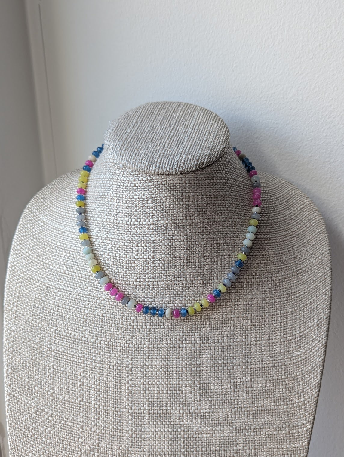 Bright Gemmy Beaded Necklace