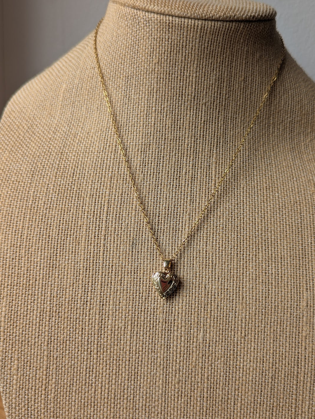 Golden Heart Locket