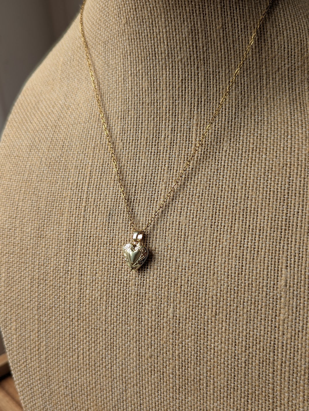 Golden Heart Locket