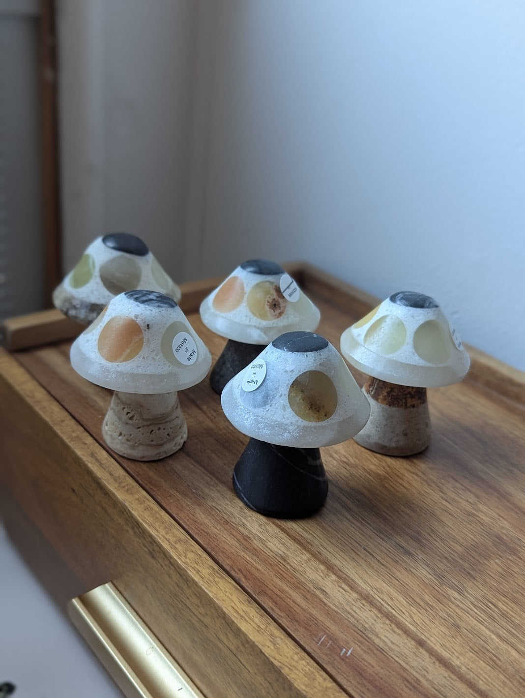 Mixed Gemstone Mushroom (Various Options Available)