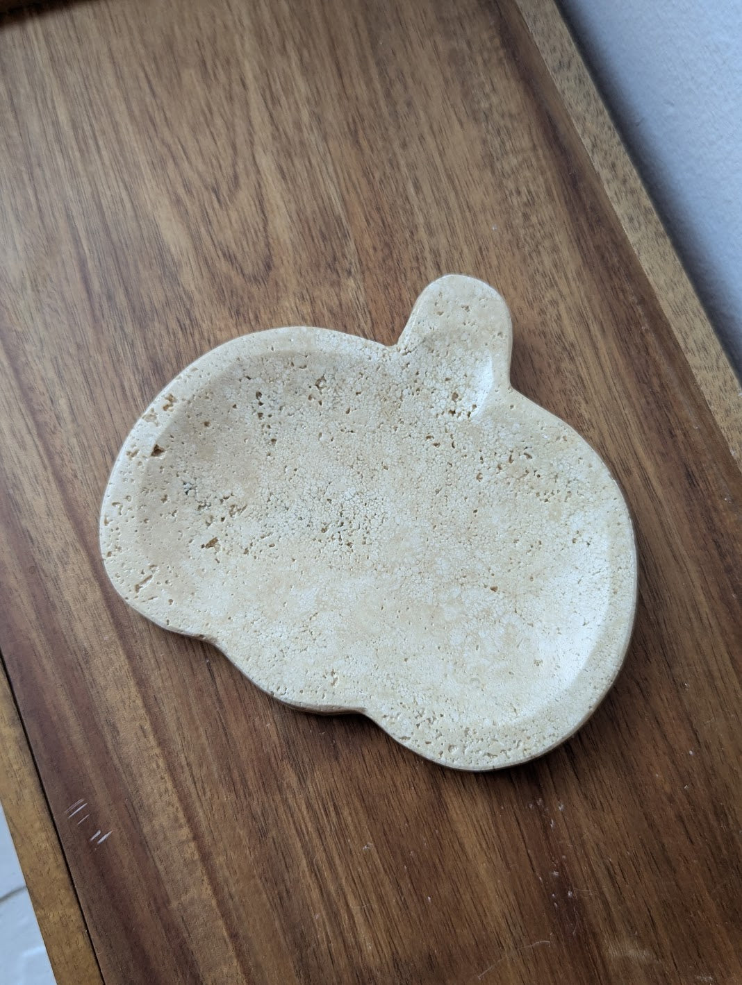 Travertine Pumpkin Dish
