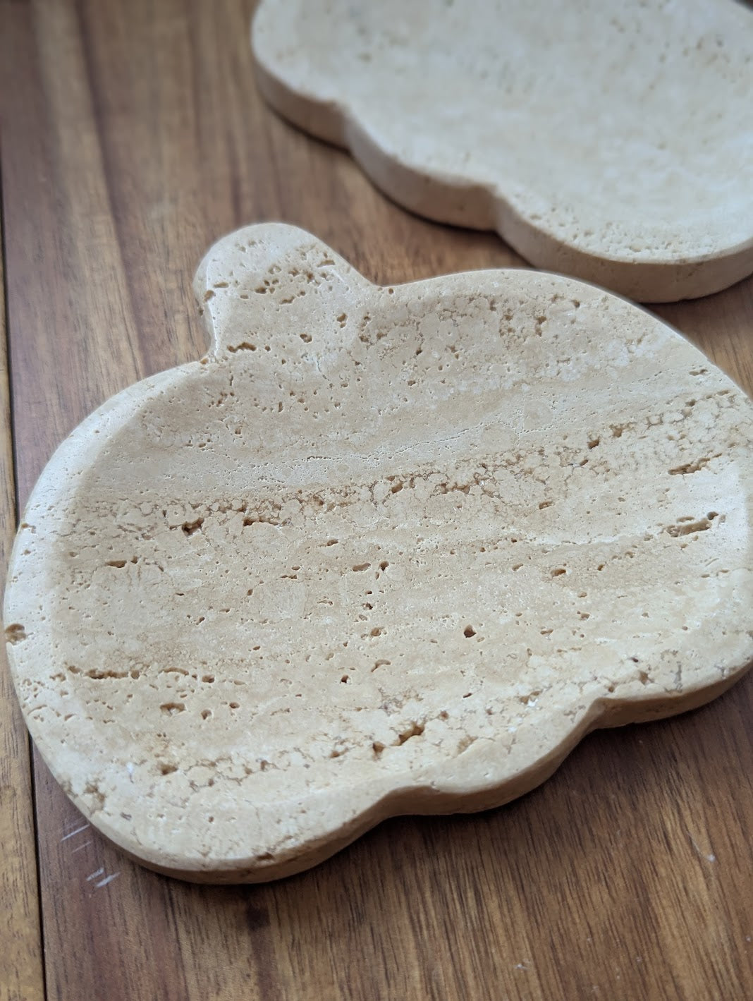 Travertine Pumpkin Dish