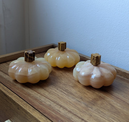 Orange Calcite Pumpkin (Various Options Available)