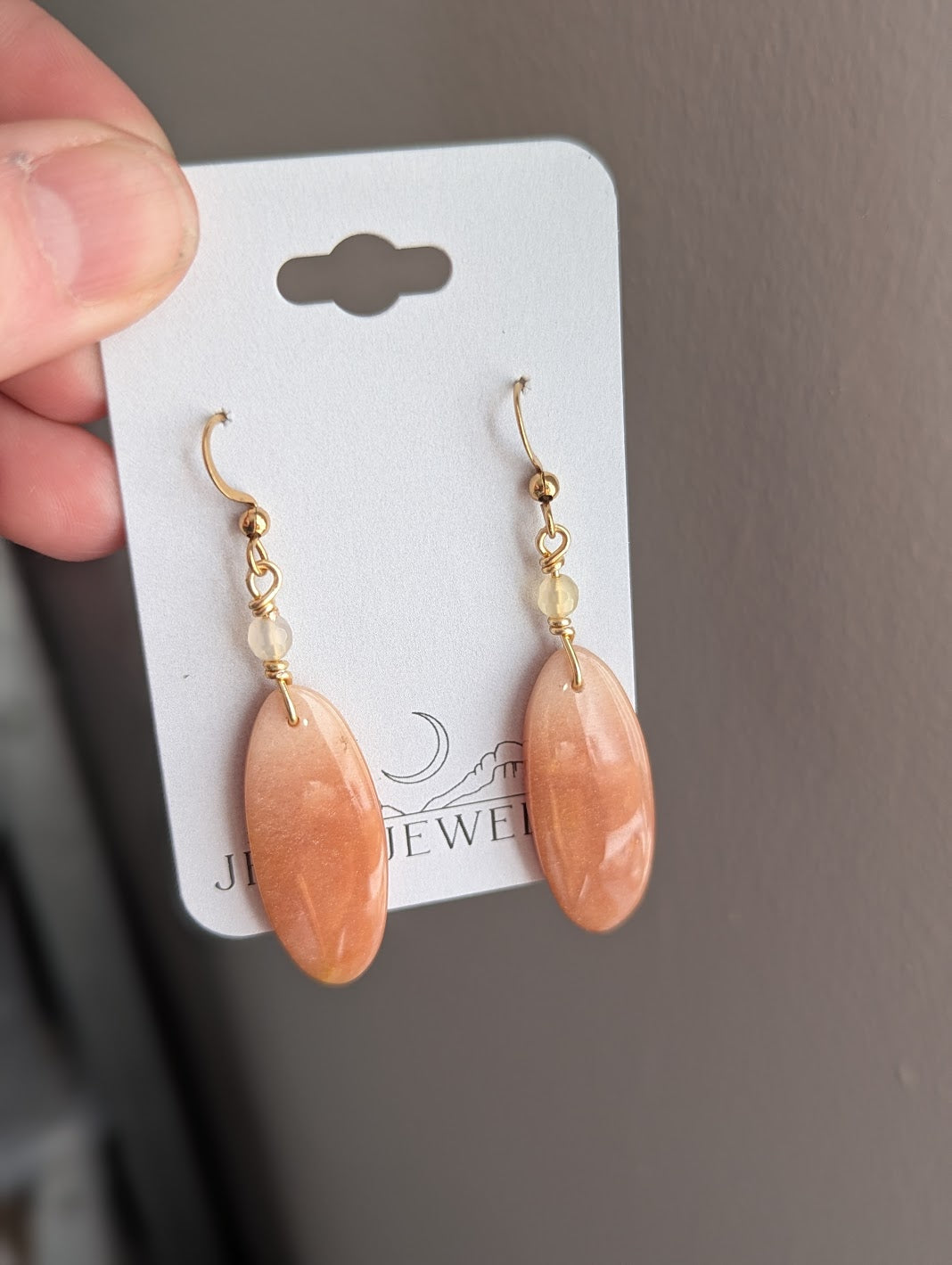 Pink Aventurine Gold Earrings (Various Options Available)