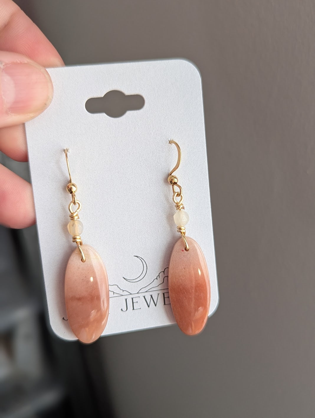 Pink Aventurine Gold Earrings (Various Options Available)