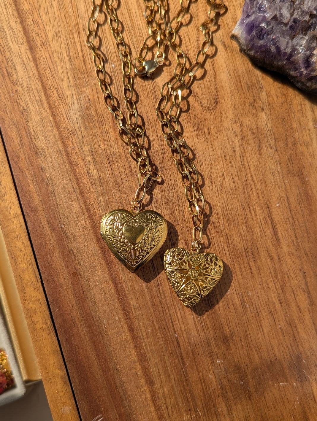 Large Gold Heart Locket (Various Options Available)