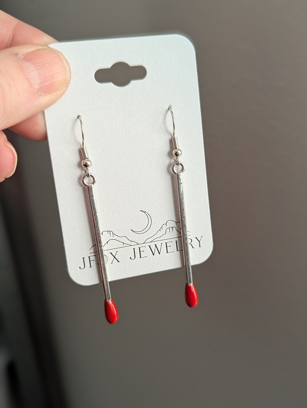 Matchstick Earrings (Silver or Gold)