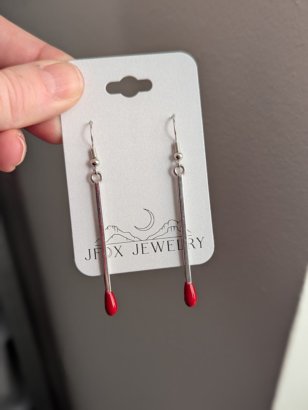 Matchstick Earrings (Silver or Gold)