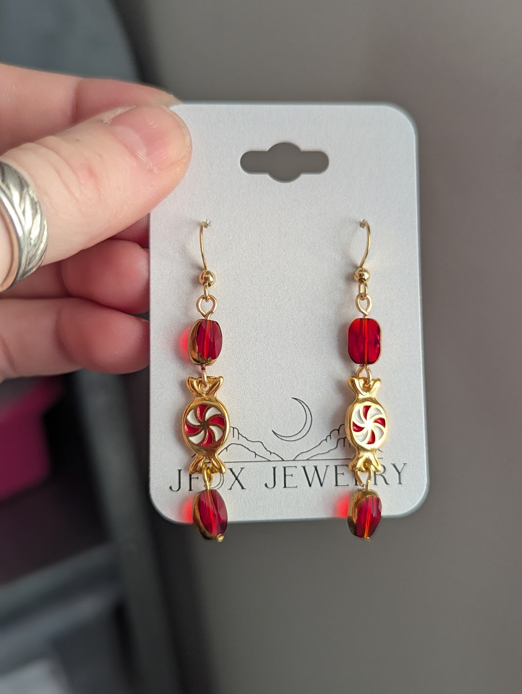 Peppermint Candy Earrings