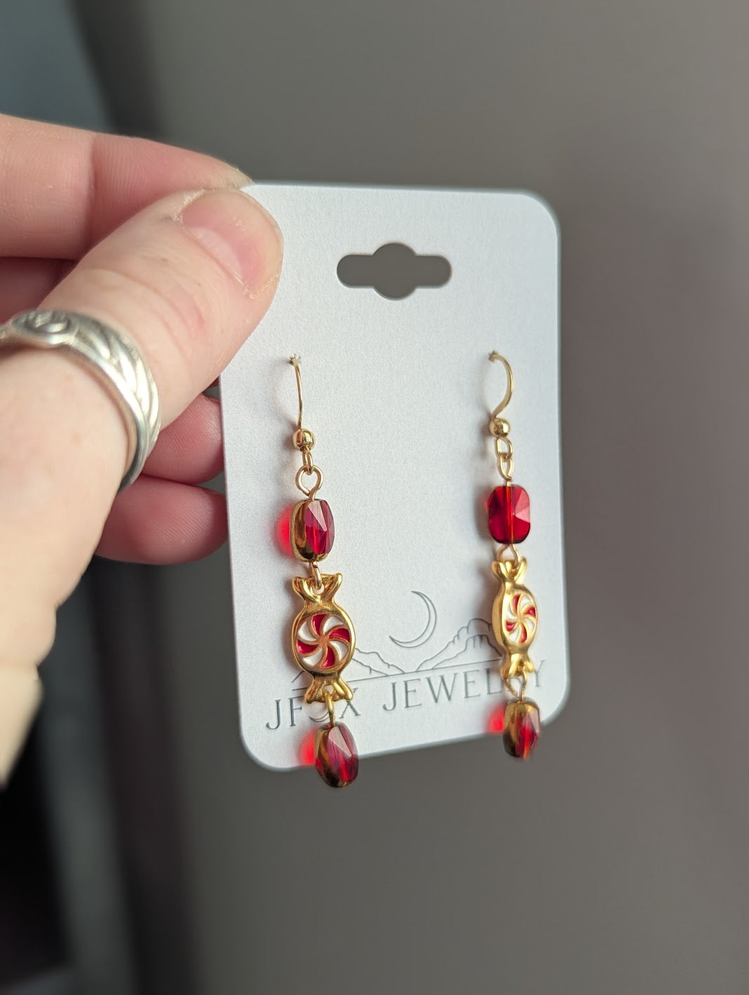 Peppermint Candy Earrings
