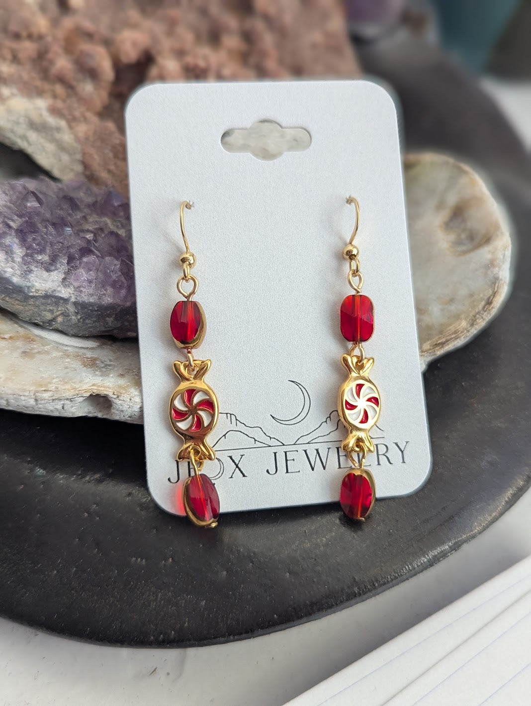 Peppermint Candy Earrings