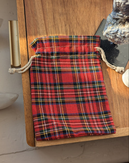 Plaid Holiday Gift Bag