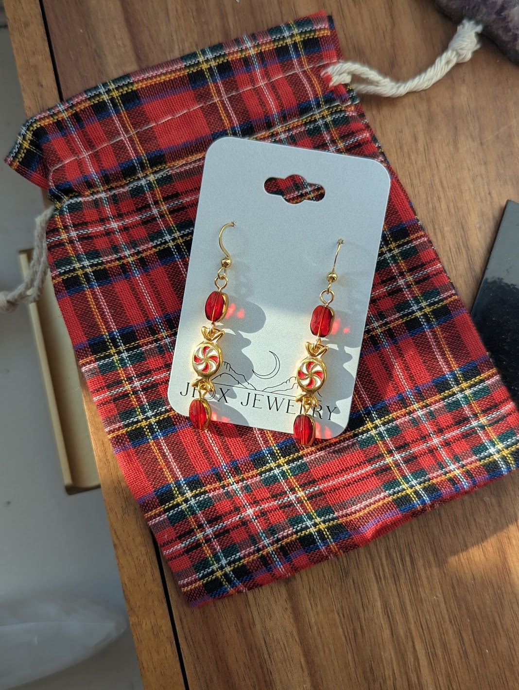 Plaid Holiday Gift Bag