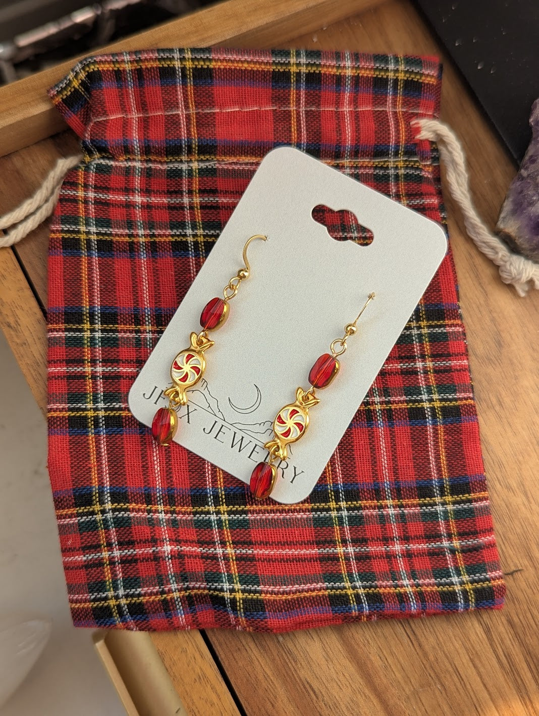 Plaid Holiday Gift Bag