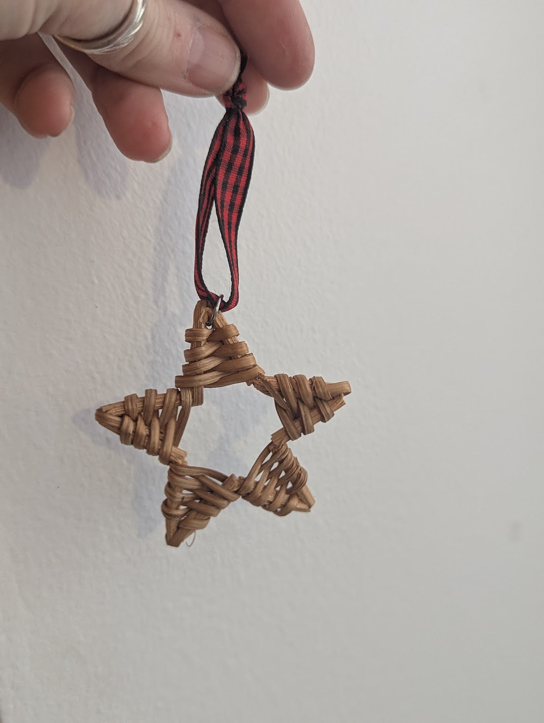 Wicker Star Ornament
