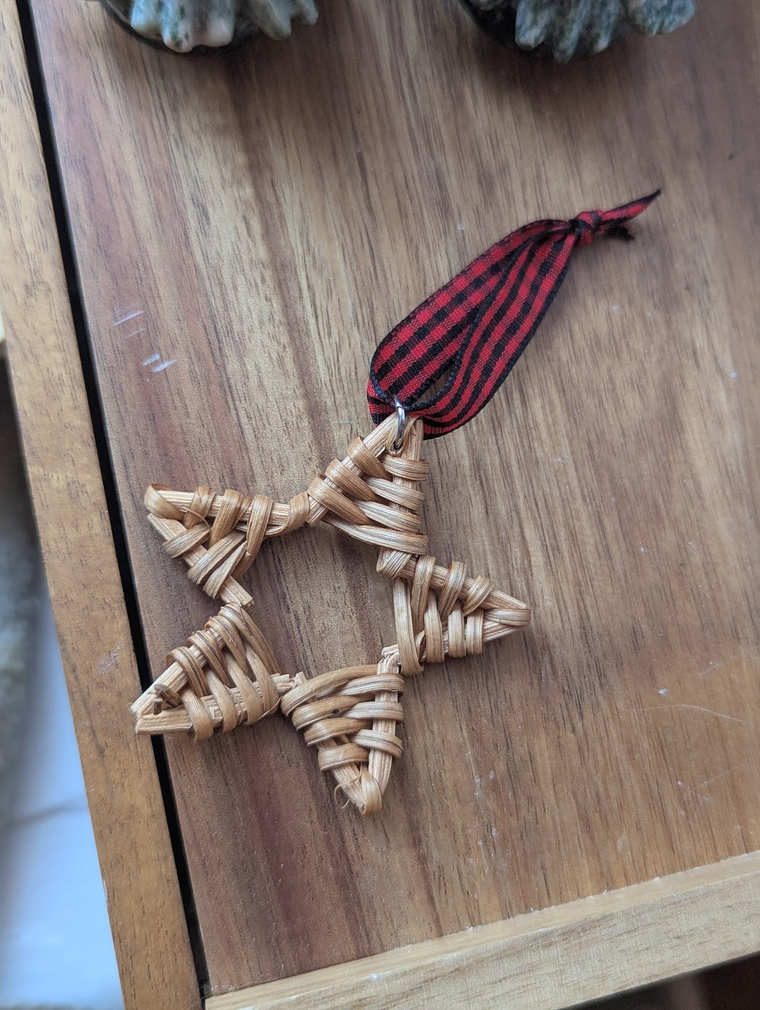 Wicker Star Ornament