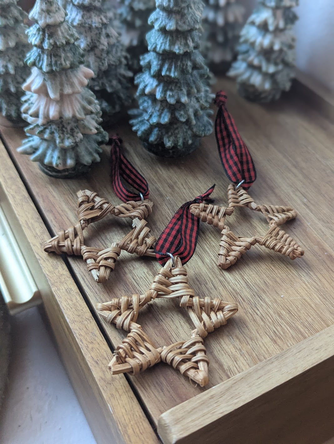 Wicker Star Ornament