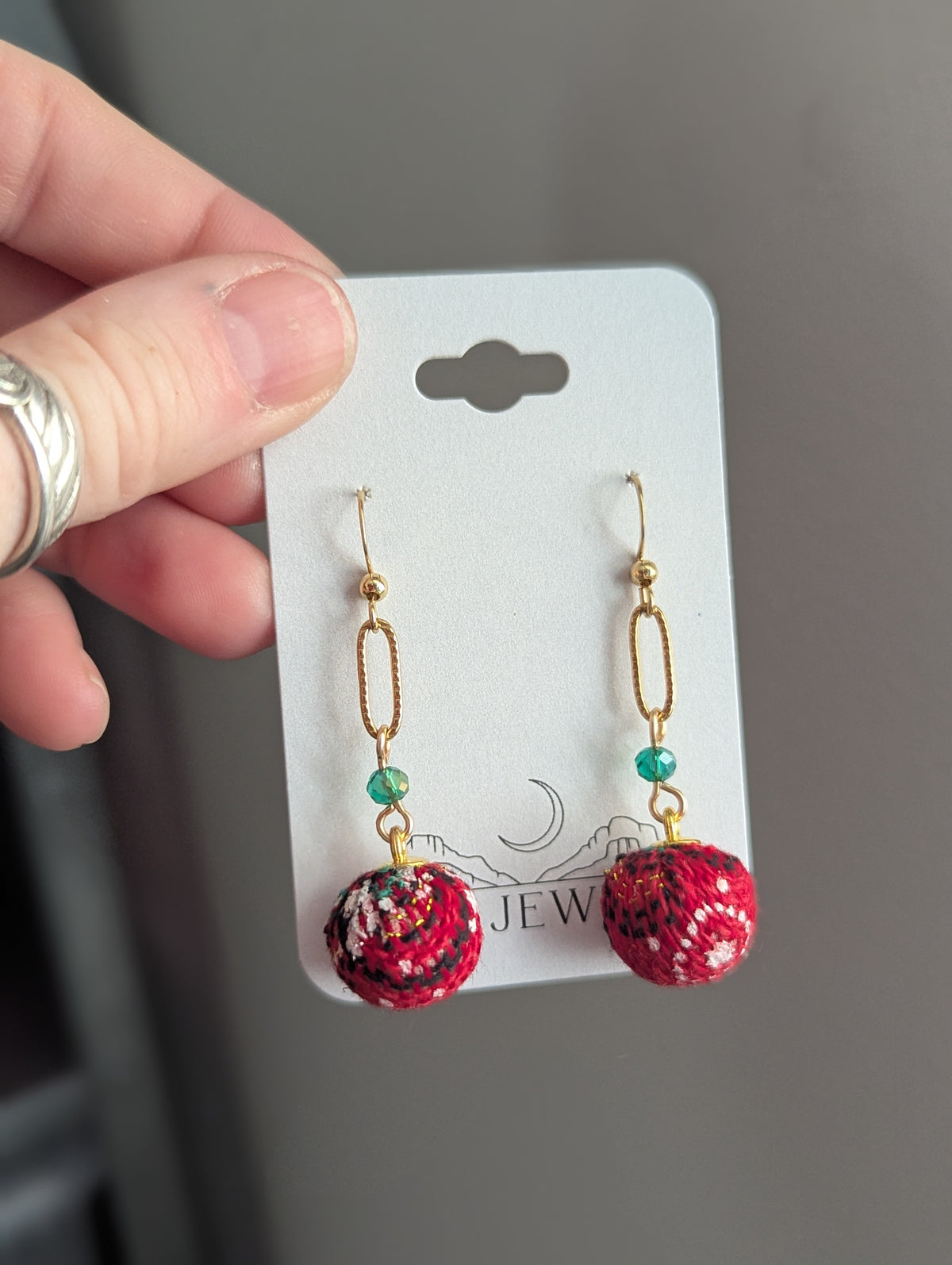 Festive Holiday Ornament Earrings