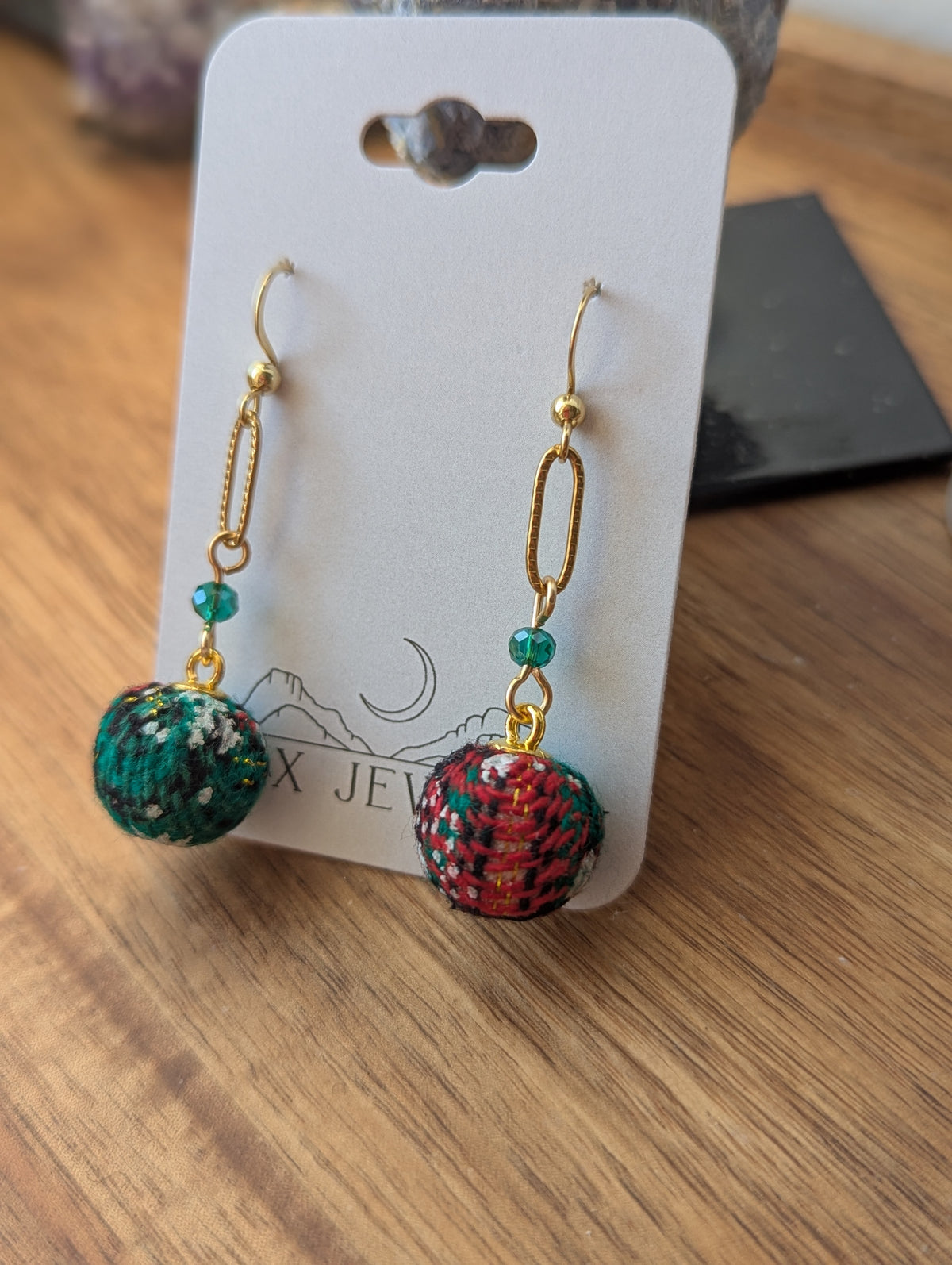 Festive Holiday Ornament Earrings