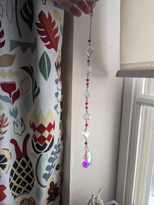 Red Diamond Suncatcher