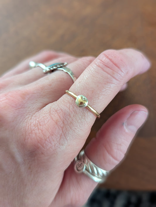 Anillo Bumblebee 14kGF - Talla 7