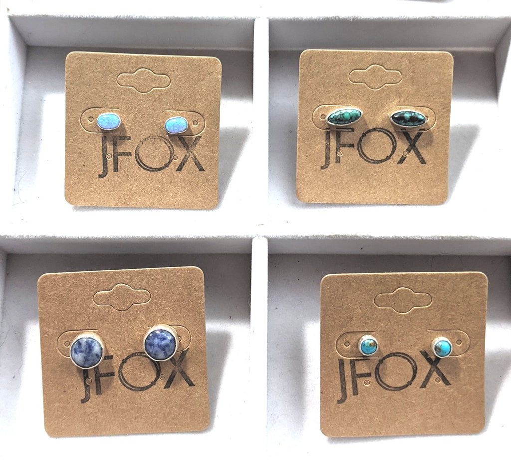 5mm Vintage Kingman Turquoise Studs (MTO)