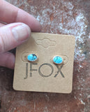 Vintage Turquoise Oval Studs (MTO)