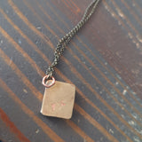 Scrabble Letter Brass (Black or White)