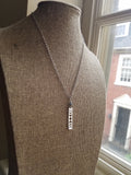 Moon Phase and Labradorite Necklace (Brass or Silver)