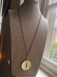 Moon Phase Brass Talisman