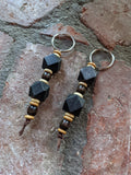 Geometric Wooden Keychain