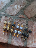 Geometric Wooden Keychain