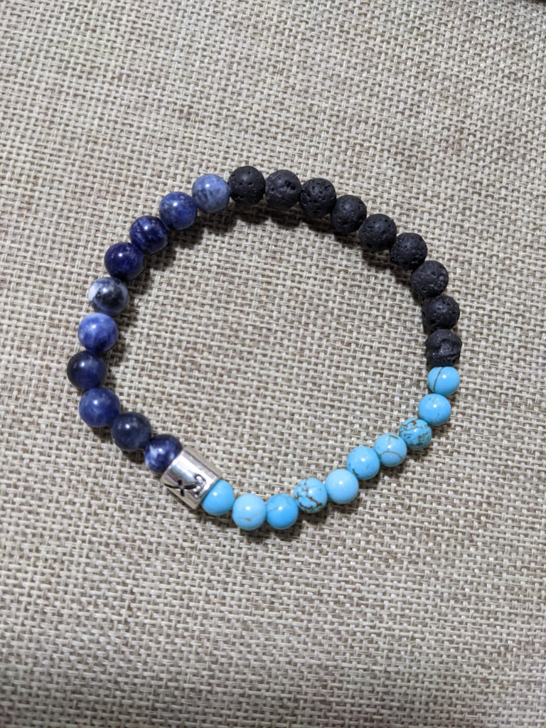 6mm Zodiac Sign Gemstone Diffuser Bracelets (All signs available)