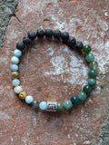 6mm Zodiac Sign Gemstone Diffuser Bracelets (All signs available)