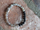 6mm Zodiac Sign Gemstone Diffuser Bracelets (All signs available)