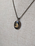 Vintage Zodiac Sign Brass Necklace