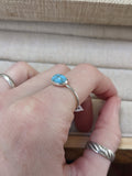 Turquoise Oval Sterling Silver Ring - (Various Sizes Available)