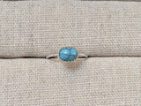 Turquoise Oval Sterling Silver Ring - (Various Sizes Available)
