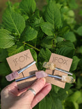 Alligator Hair Clips (Sets of 2)- Various Stones Available