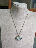 Rough Cut Pyrite Brass Necklace (RTS/MTO)