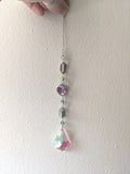 Rainbow Crystal Clover Mini Suncatcher