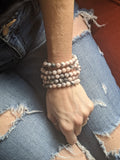 Pink Zebra Jasper Bracelet (various sizes available)