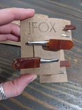 Alligator Hair Clips (Sets of 2)- Various Stones Available