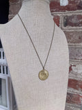 1970's Vintage Zodiac Brass pendants
