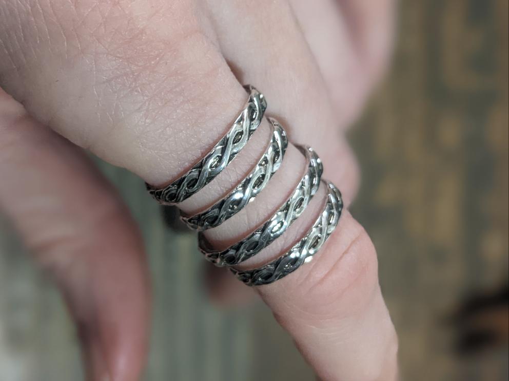 Braided Design Band - MTO Any Size